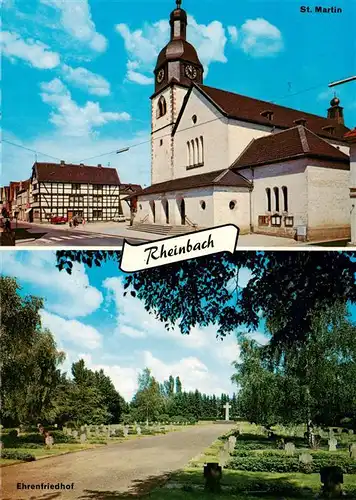 AK / Ansichtskarte 73879291 Rheinbach St Martin Kirche Ehrenfriedhof Rheinbach