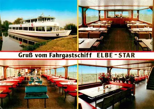 AK / Ansichtskarte 73879303 Hitzacker_Elbe Fahrgastschiff Elbe-Star Gastraeume Hitzacker Elbe