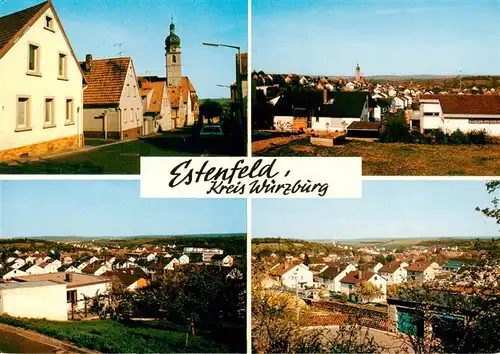 AK / Ansichtskarte  Estenfeld Ortspartien Kirche Estenfeld