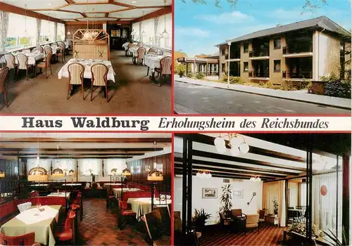 AK / Ansichtskarte 73879321 Bad_Bevensen Haus Waldburg Reichsbund Erholungsheim Gastraeume Bad_Bevensen