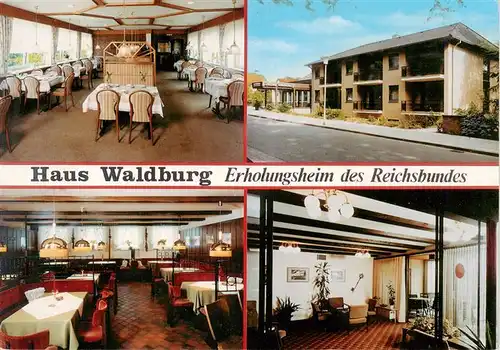 AK / Ansichtskarte  Bad_Bevensen Haus Waldburg Reichsbund Erholungsheim Gastraeume Bad_Bevensen