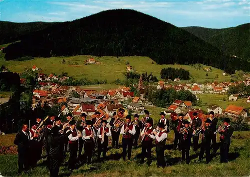 AK / Ansichtskarte  Mitteltal_Schwarzwald Musikverein und Trachtenkapelle Mitteltal Mitteltal Schwarzwald