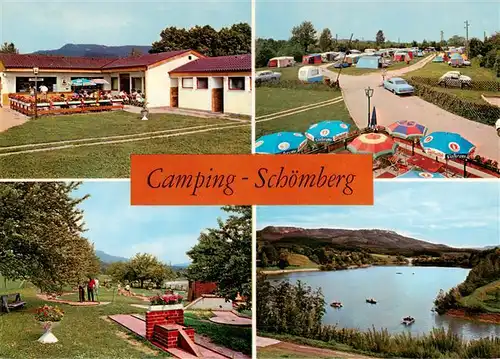 AK / Ansichtskarte 73879332 Schoemberg_Zollernalbkreis Camping Schoemberg Minigolfanlage Badesee Schoemberg_Zollernalbkreis