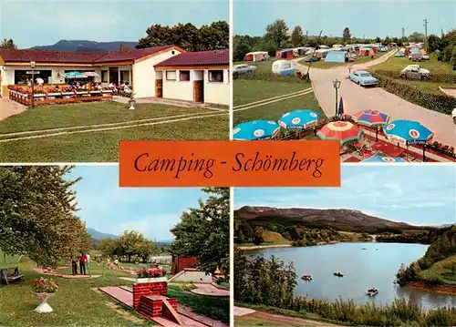 AK / Ansichtskarte  Schoemberg_Zollernalbkreis Camping Schoemberg Minigolfanlage Badesee Schoemberg_Zollernalbkreis