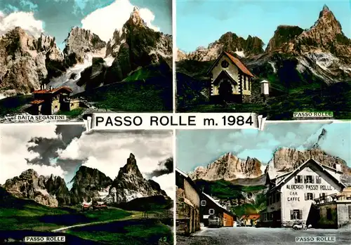 AK / Ansichtskarte  Passo_Rolle_Trentino_Dolomiti_IT Baita Segantini Passo Rolle Albergo Passo Rolle 