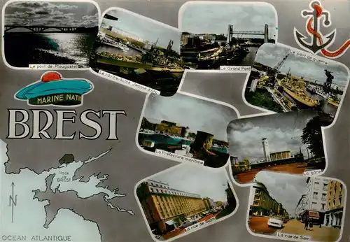 AK / Ansichtskarte  Brest_29 Ses Sites touristique Vue d'ensemble 