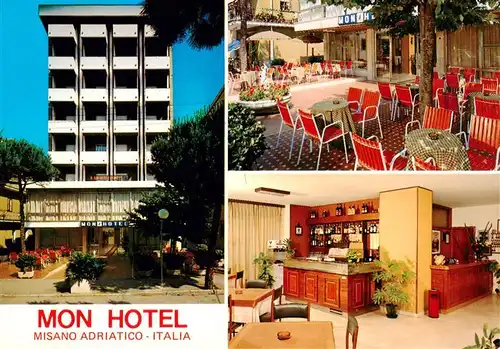 AK / Ansichtskarte 73879376 Misano_Adriatico_Rimini_IT Mon Hotel Gastraeume Theke 