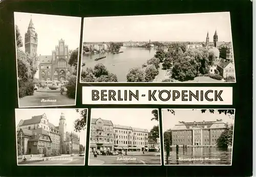 AK / Ansichtskarte 73879379 Koepenick_Coepenick Rathaus Panorama Insitut fuer Lehrerbildung Schlossplatz Kunstgewerbe Museum 
