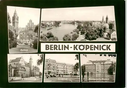 AK / Ansichtskarte  Koepenick_Coepenick Rathaus Panorama Insitut fuer Lehrerbildung Schlossplatz Kunstgewerbe Museum 