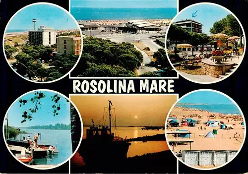 AK / Ansichtskarte  Rosolina_Mare_Rovigo_IT Teilansichten Strand Hotels 