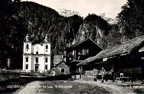 AK / Ansichtskarte  Lofer_AT Kirchental St Martin Wallfahrtskirche 