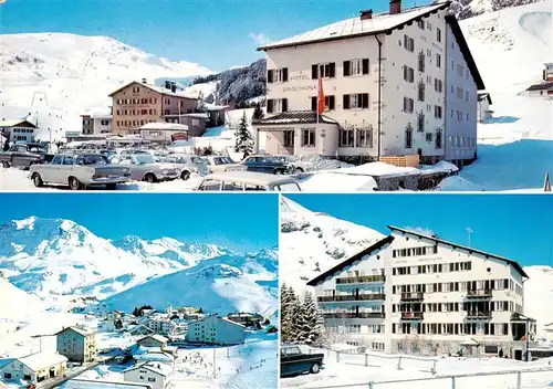 AK / Ansichtskarte  Bivio Wintersportplatz Alpen Hotel Restaurant Grischuna Bivio