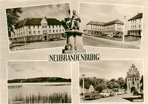 AK / Ansichtskarte 73879493 Neubrandenburg Haus des Handwerks Kranichstrasse Neues Tor Tollensesee Neubrandenburg