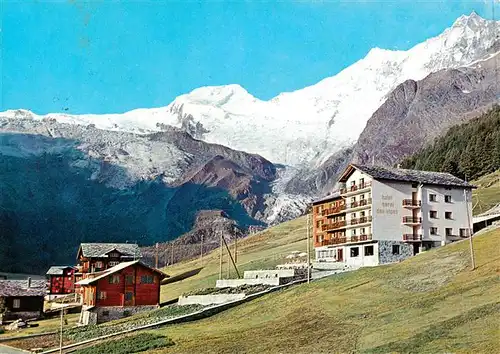 AK / Ansichtskarte  Saas-Fee_VS Hotel Garni des Alpes Alpen 