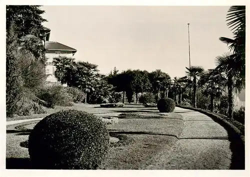 AK / Ansichtskarte  Brissago_Lago_Maggiore_TI Kurhaus Brenscino S.E.V. Garten 