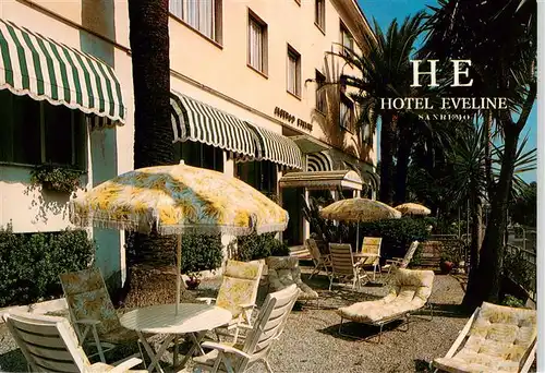 AK / Ansichtskarte 73879512 Sanremo_IT Hotel Eveline Terrasse 