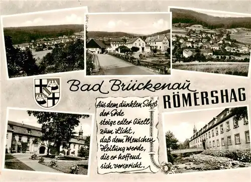 AK / Ansichtskarte 73879518 Bad_Brueckenau Teilansichten Pension Gaestehaus Breitenbach Bad_Brueckenau