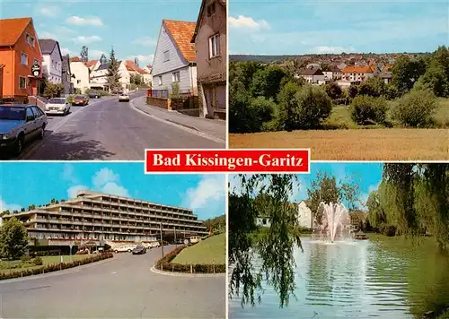 AK / Ansichtskarte 73879521 Garitz_Bad_Kissingen Teilansichten Schwanenteich Garitz_Bad_Kissingen