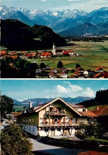 AK / Ansichtskarte 73879526 Altstaedten_Allgaeu Panorama Alpen Fremdenheim Gehring Altstaedten_Allgaeu