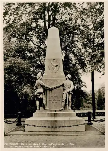 AK / Ansichtskarte 73879528 Potsdam Denkmal des 1. Garde-Regiments zu Fuss und seinen treuen Toten 1914-1918 Potsdam