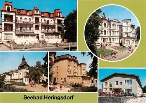 AK / Ansichtskarte 73879561 Heringsdorf__Ostseebad_Usedom Ferienheime 