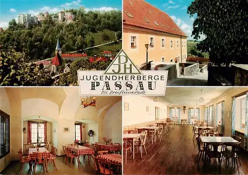 AK / Ansichtskarte 73879564 Passau Oberhaus Jugendherberge Gastraeume Passau