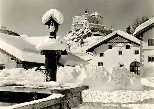 AK / Ansichtskarte  Bad_Scuol Schloss Tarasp Bad_Scuol