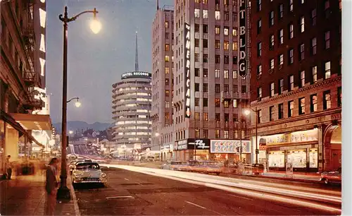 AK / Ansichtskarte  Hollywood_Los_Angeles_California_USA Meet me at the corner of Hollywood and Vine 