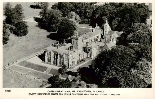 AK / Ansichtskarte  Carnforth Capernwray Hall Fliegeraufnahme Carnforth