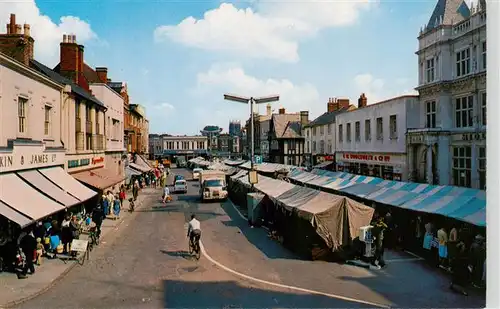 AK / Ansichtskarte  Loughborough_Ashby Market Place 