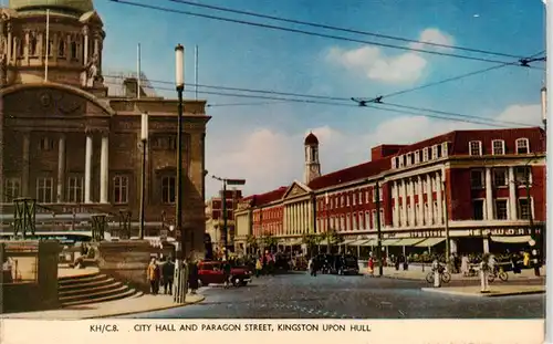 AK / Ansichtskarte  Hull__UK City Hall and Paragon Street 