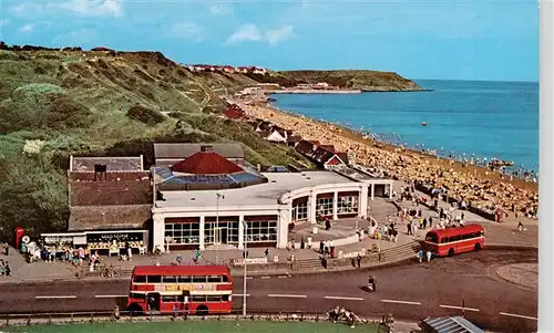 AK / Ansichtskarte  Scarborough__UK Corner Cafe and North Bay 