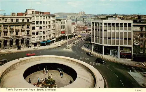 AK / Ansichtskarte  Sheffield__UK Castle Square and Angel Street 