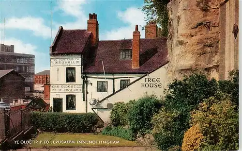 AK / Ansichtskarte 73879682 Nottingham__UK Ye Olde Trip to Jerusalem Inn 