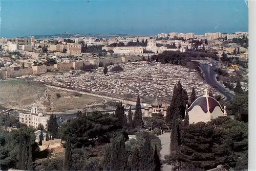 AK / Ansichtskarte 73879695 Jerusalem__Yerushalayim_Israel Fliegeraufnahme Der Herr weint 