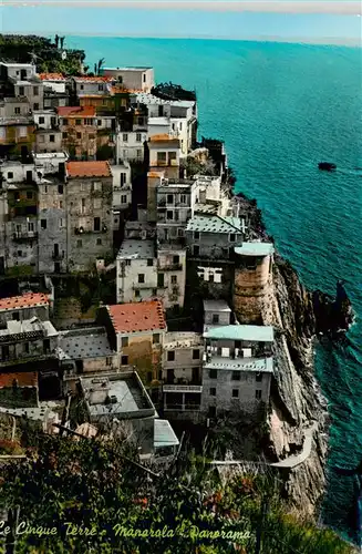 AK / Ansichtskarte  Manarola_Liguria_IT Le Cinque Terre Panorama 