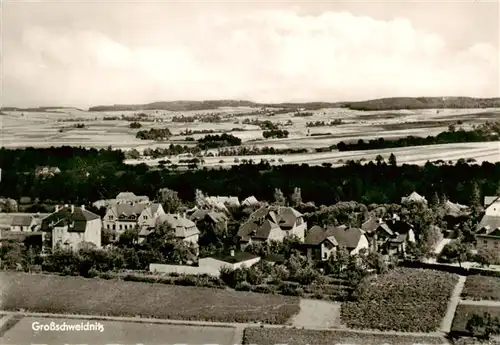 AK / Ansichtskarte  Grossschweidnitz_Gross-Schweidnitz_Loebau Panorama 