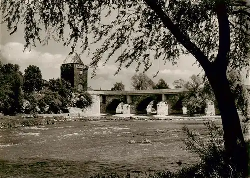 AK / Ansichtskarte  Esslingen__Neckar Pliensaubruecke 