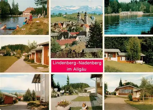 AK / Ansichtskarte  Nadenberg_Allgaeu Familienferiendorf Schwimmbad Teilansichten Ortspartie Nadenberg Allgaeu