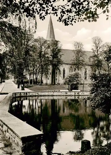 AK / Ansichtskarte  Brochterbeck_Tecklenburg Kath Kirche St Peter und Paul 