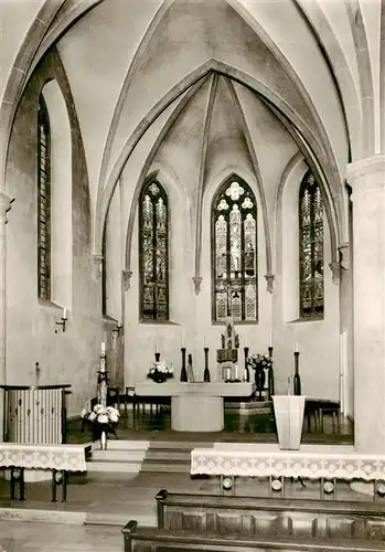 AK / Ansichtskarte  Brochterbeck_Tecklenburg Kath Pfarrkirche St Peter und Paul Inneres 