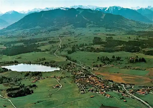 AK / Ansichtskarte  Bayersoien_Oberammergau Fliegeraufnahme Bayersoien Oberammergau