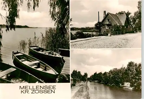 AK / Ansichtskarte  Mellensee Bootsliegeplatz Restaurant Seepartie Mellensee