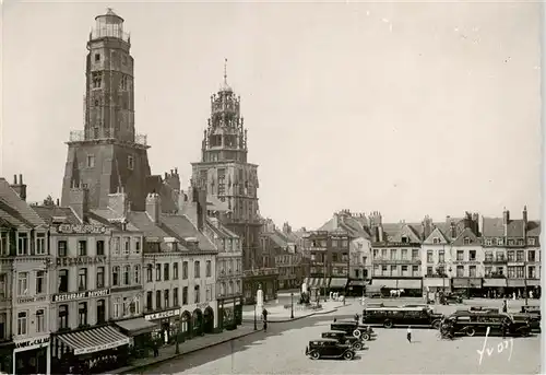 AK / Ansichtskarte  Calais_62 La place darmes et le vieux beffroi 