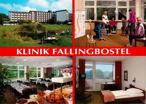 AK / Ansichtskarte 73879841 Fallingbostel_Bad Klinik Fallingbostel Speisesaal Zimmer Behandlungsraum Fallingbostel_Bad