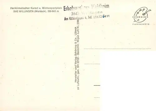 AK / Ansichtskarte  Willingen_Sauerland Fliegeraufnahme Willingen_Sauerland