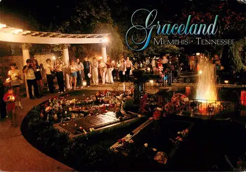 AK / Ansichtskarte  Memphis_Tennessee Graceland Garden 