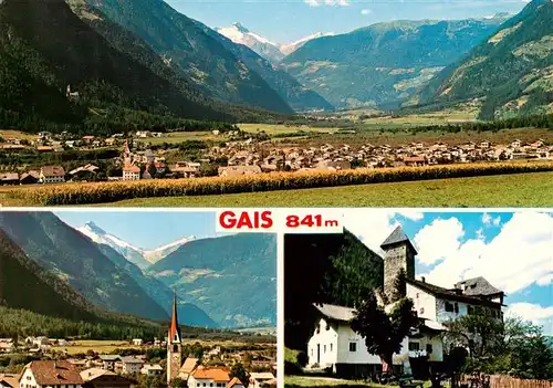 AK / Ansichtskarte  Gais_AR Panorama Kirche Hotel Gais_AR
