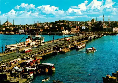 AK / Ansichtskarte 73880003 Istanbul_Constantinopel_TK The Galata Bridge  