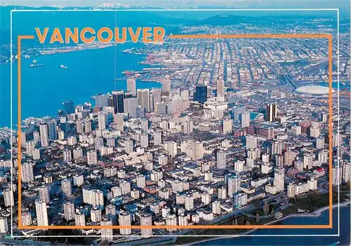 AK / Ansichtskarte  Vancouver_BC_Canada Fliegeraufnahme 